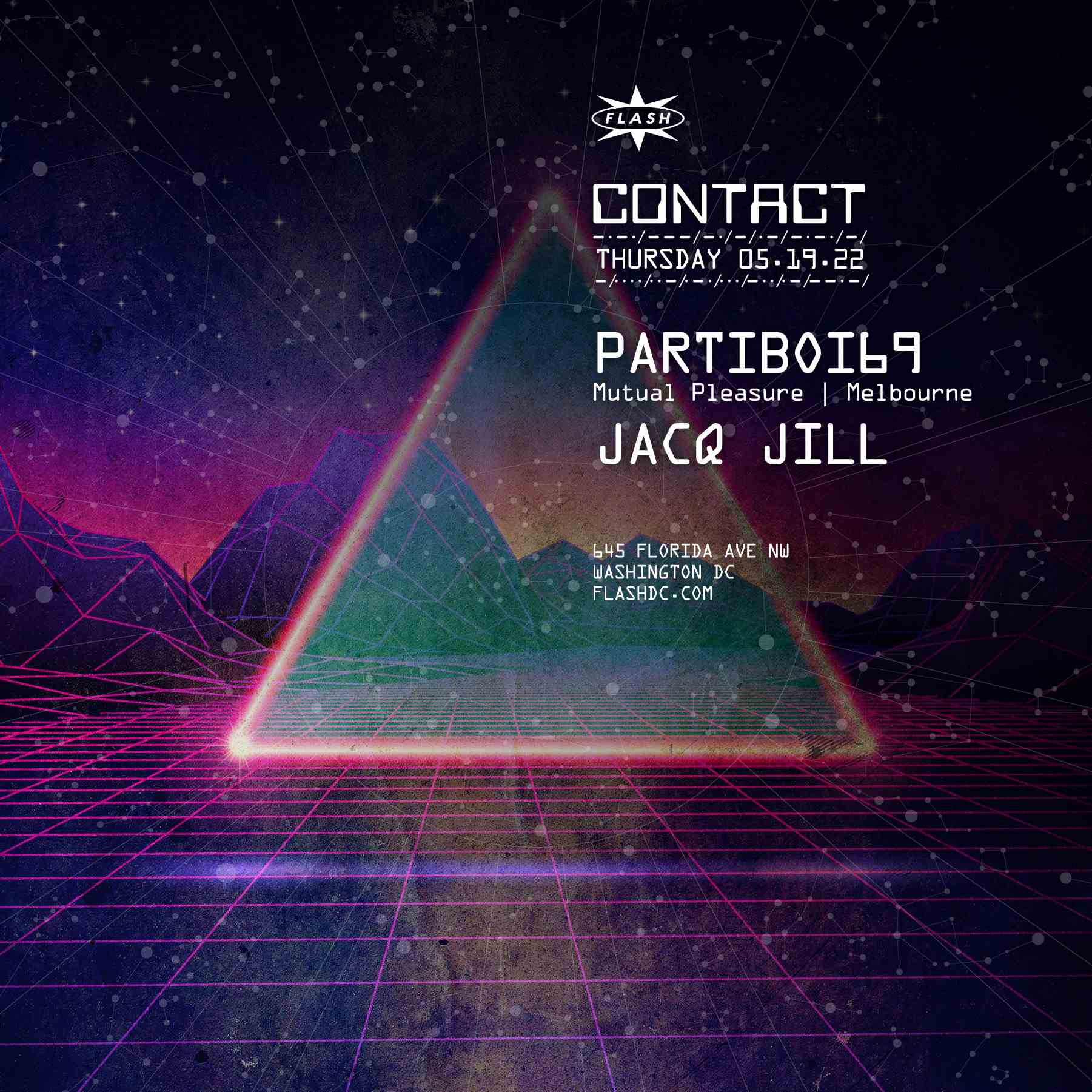 Event image for CONTACT: Partiboi69 - Jacq Jill