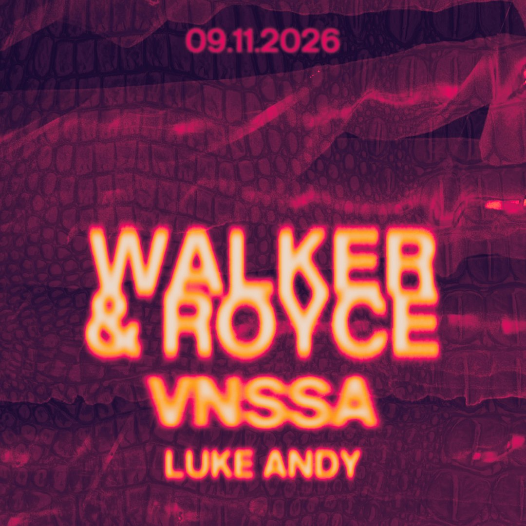 OPEN-AIR: Walker & Royce, VNSSA, Luke Andy event flyer