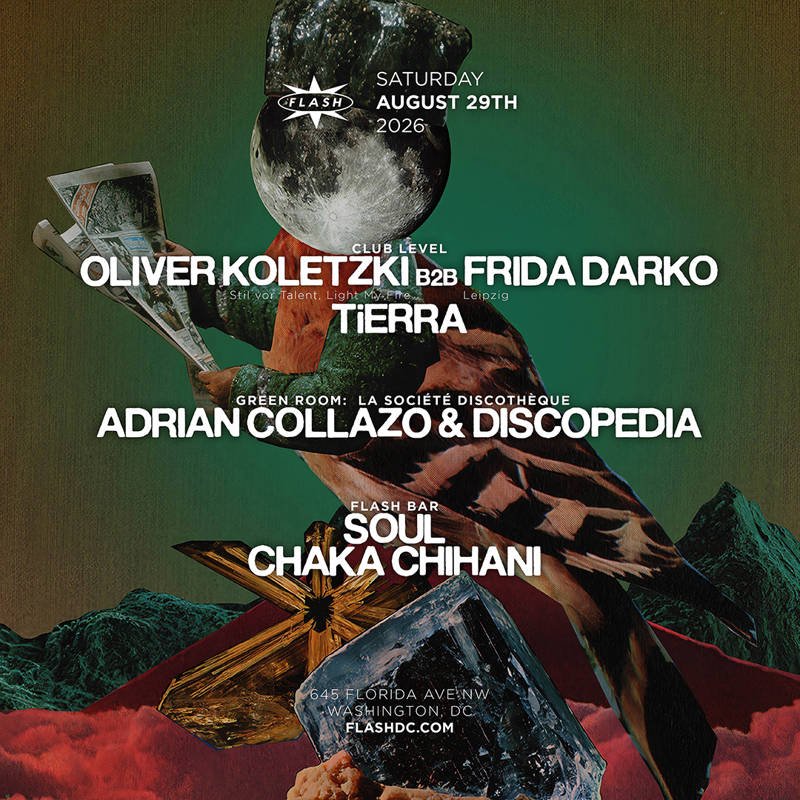 Oliver Koletzki b2b Frida Darko event flyer
