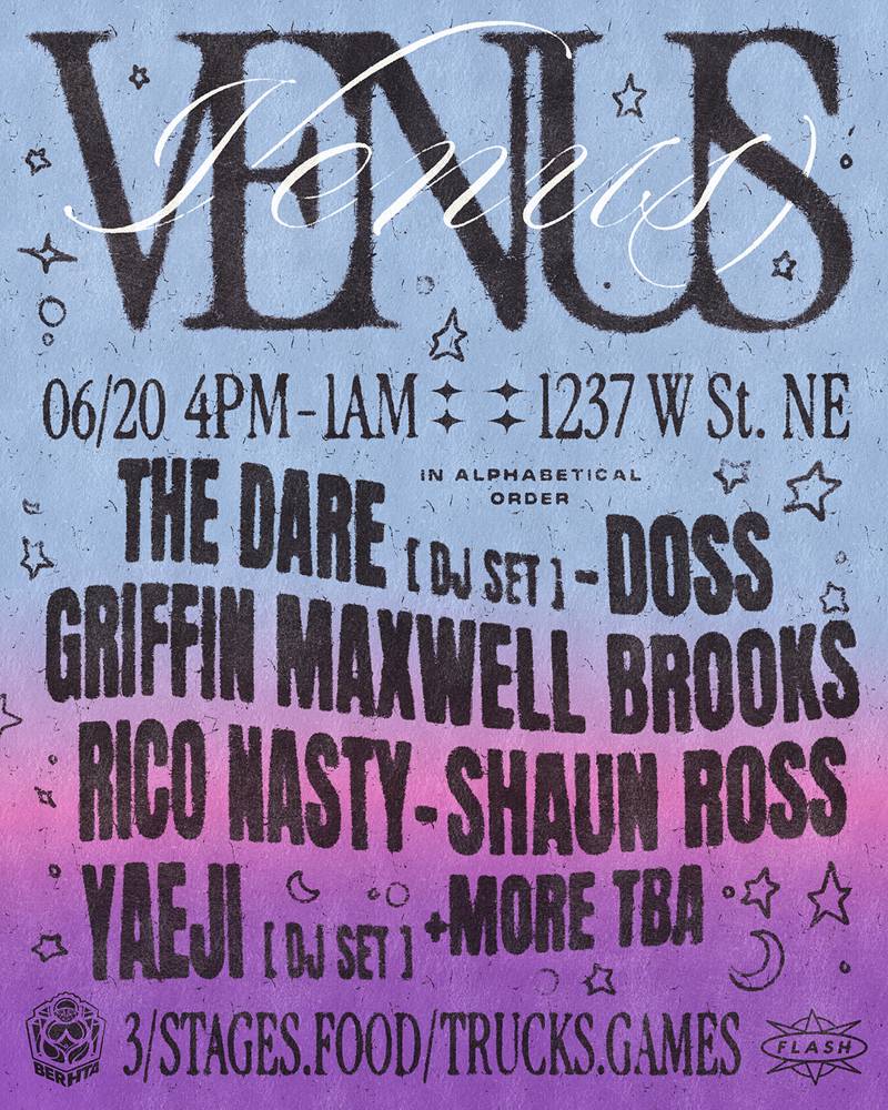 VENUS event flyer