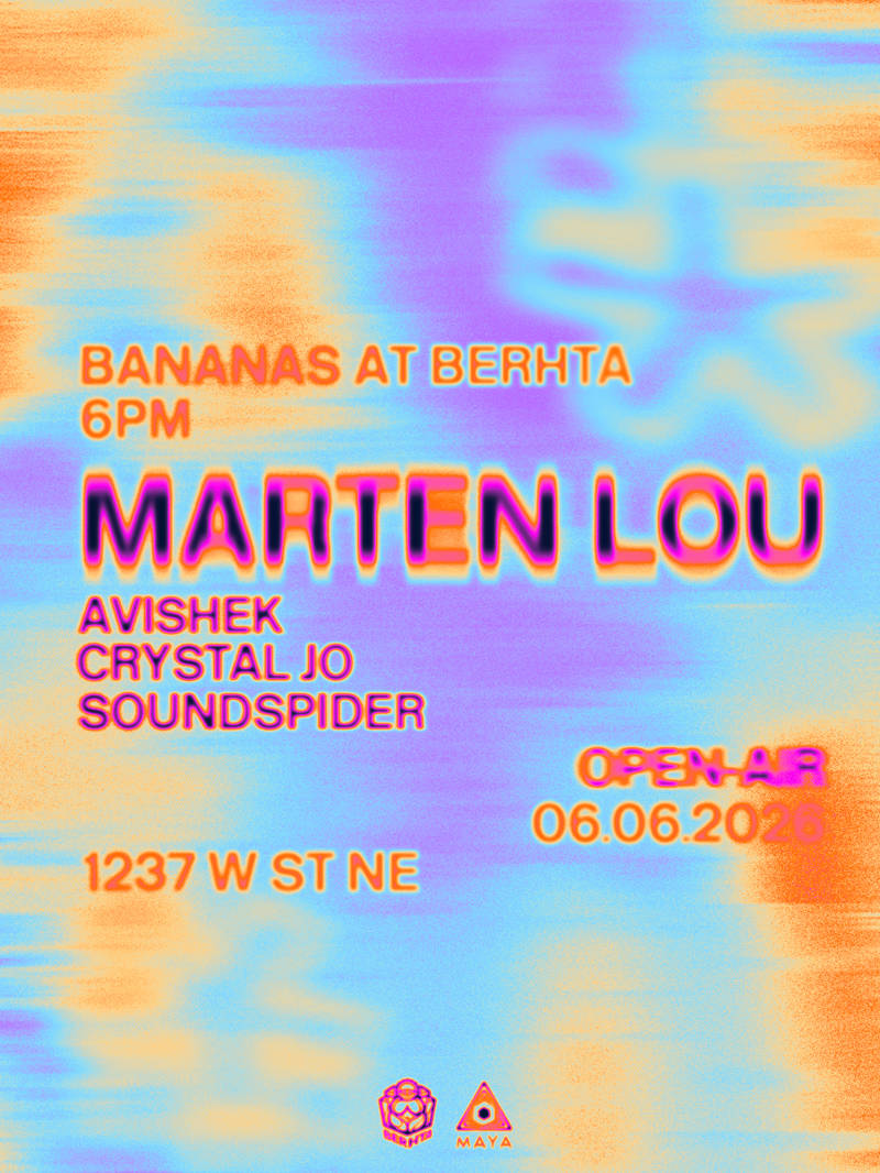 Marten Lou [Open Air] event flyer