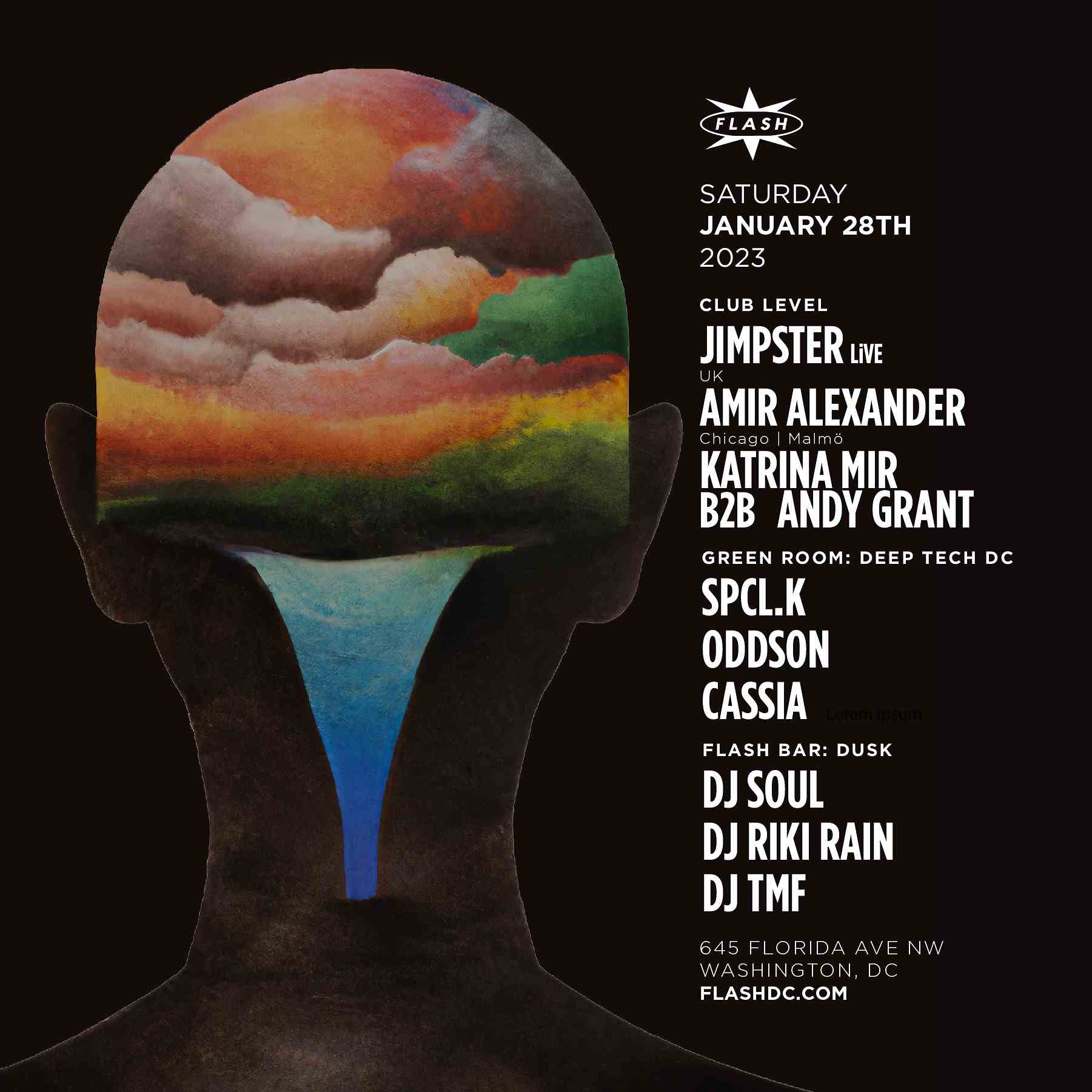 Event image for Jimpster LiVE - Amir Alexander