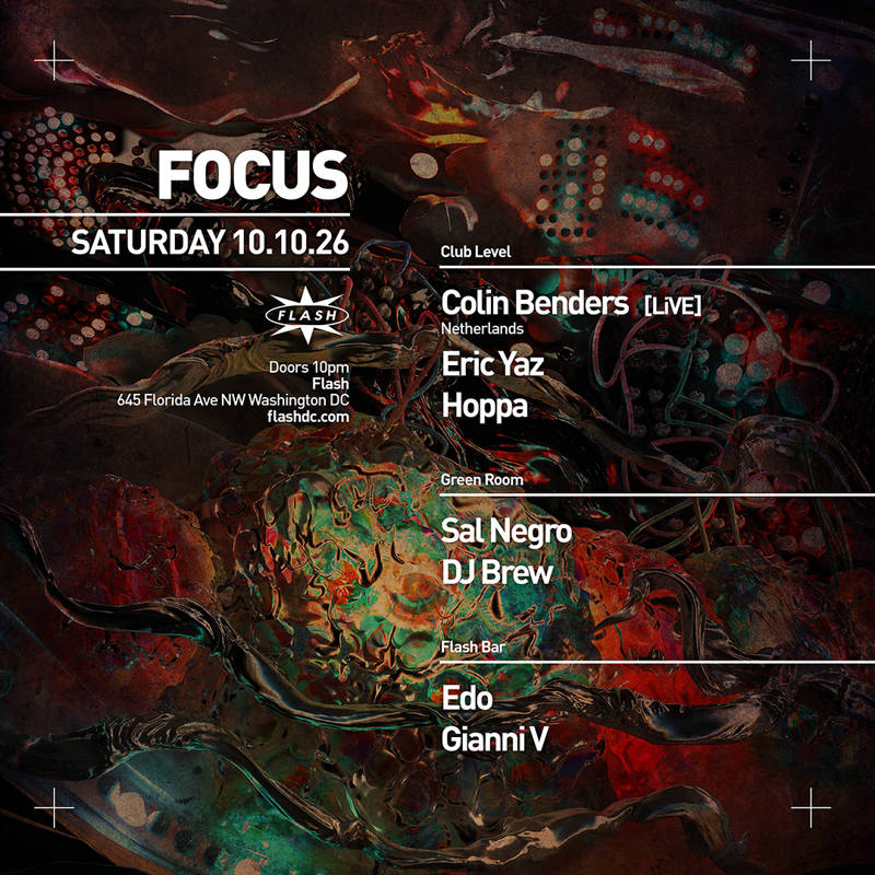 FOCUS: Colin Benders [LiVE] event flyer