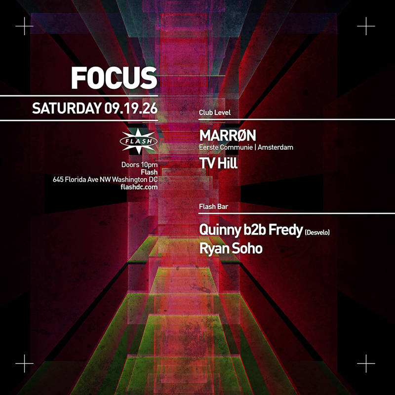 FOCUS: MARRØN event flyer