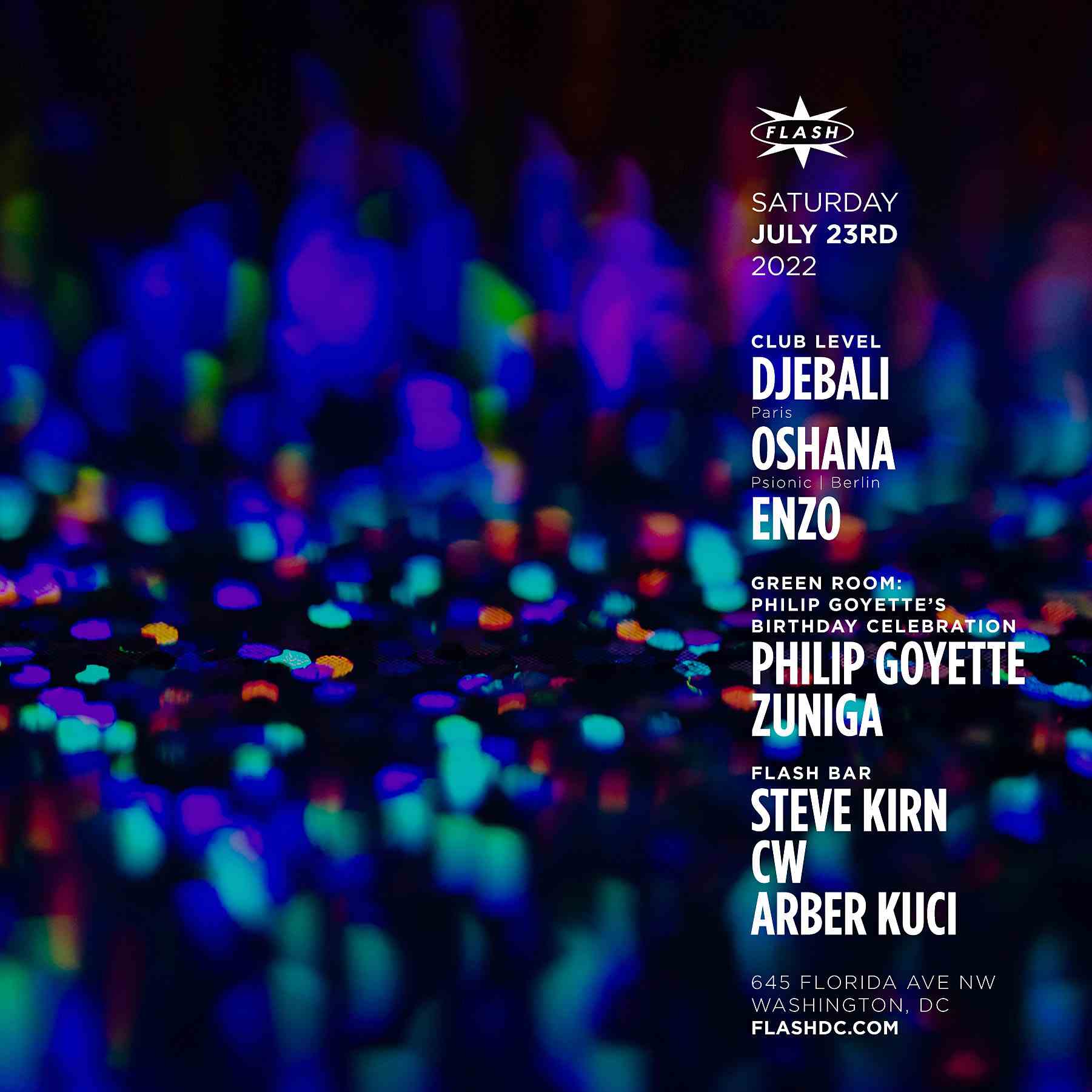 Event image for Djebali - Oshana- Enzo - Philip Goyette - Zuniga - Steve Kirn - CW - Arber Kuci