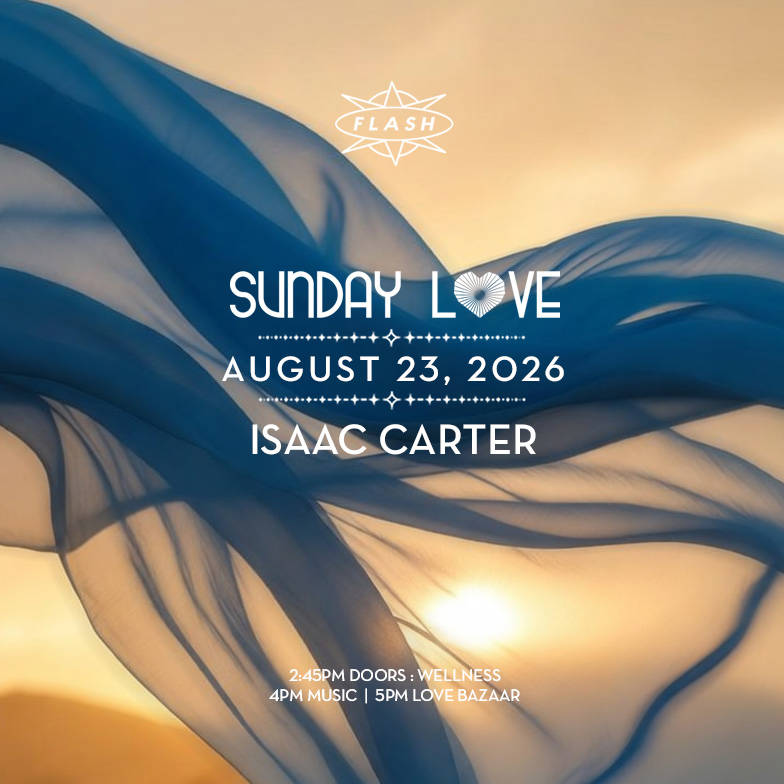 Sunday Love: Isaac Carter event flyer