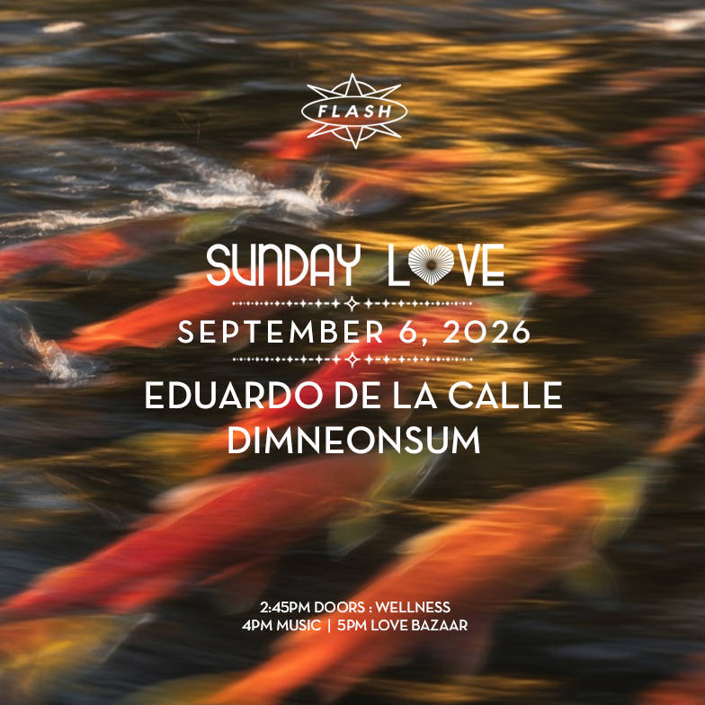 Sunday Love: Eduardo de la Calle - dimneonsum event flyer