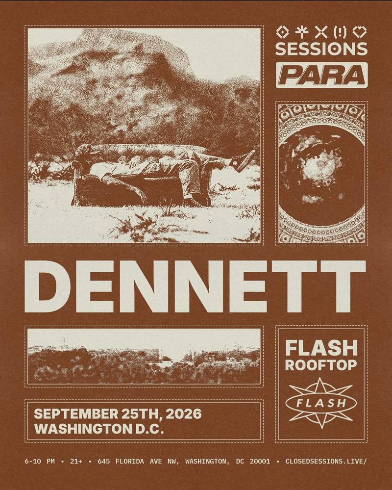 Para & Sessions: DENNETT event flyer