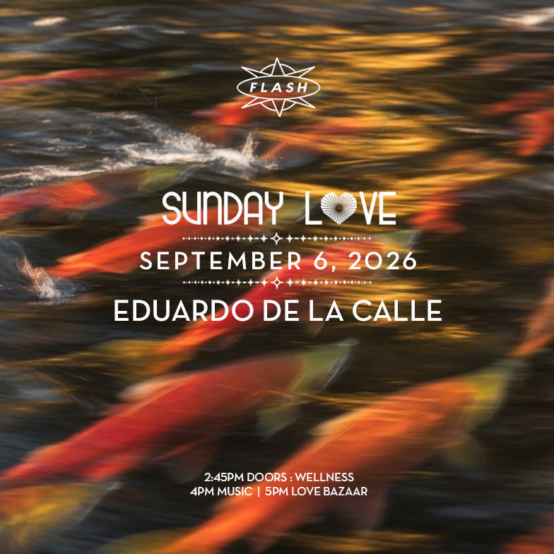 Sunday Love: Eduardo de la Calle event flyer