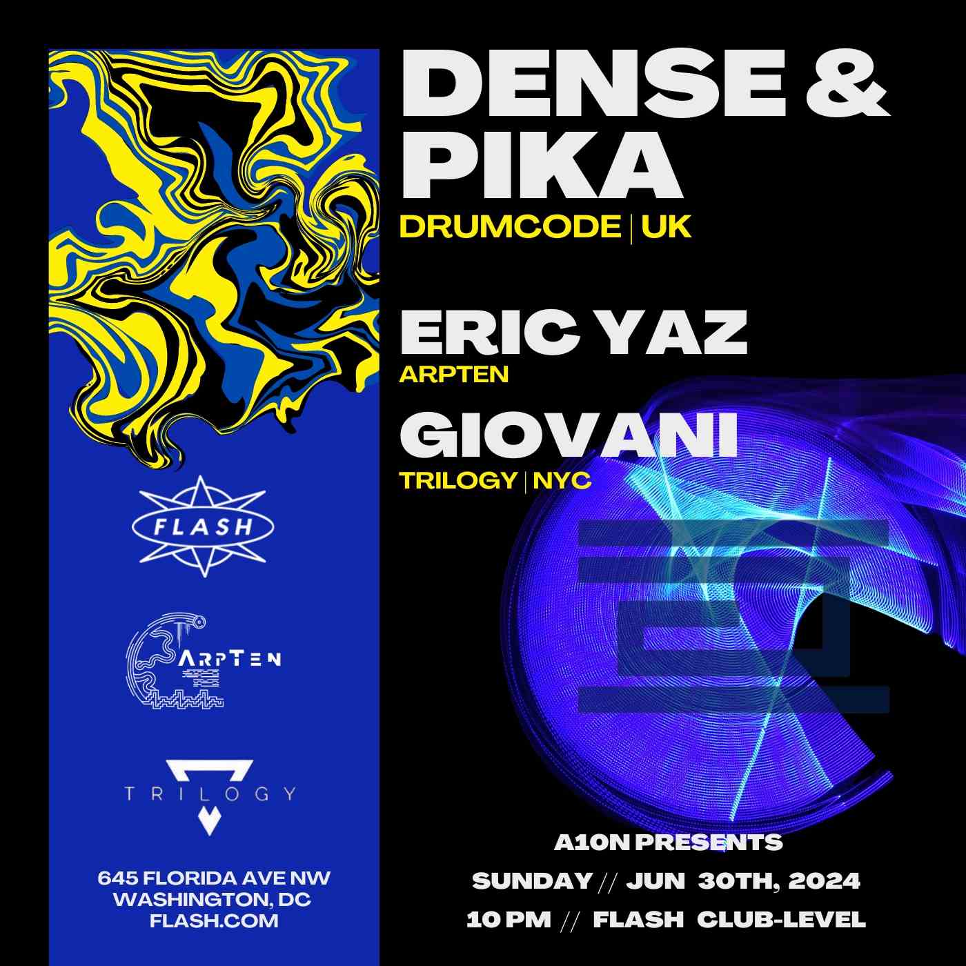Event image for A10N Presents: Dense & Pika