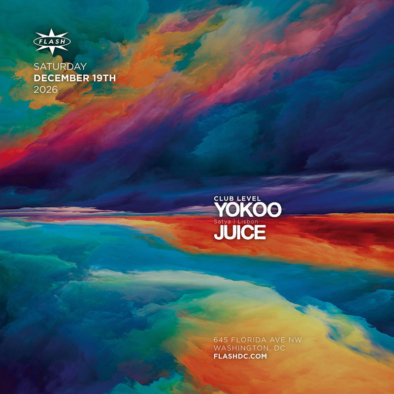 YokoO event flyer