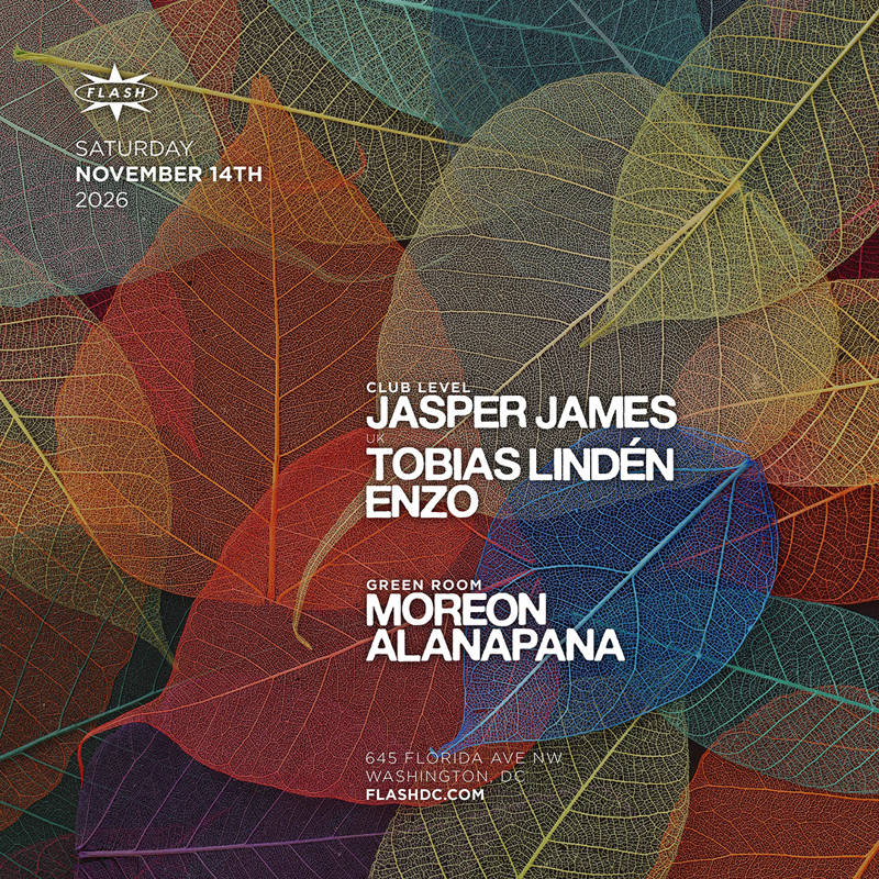 Jasper James - Tobias Lindén event flyer