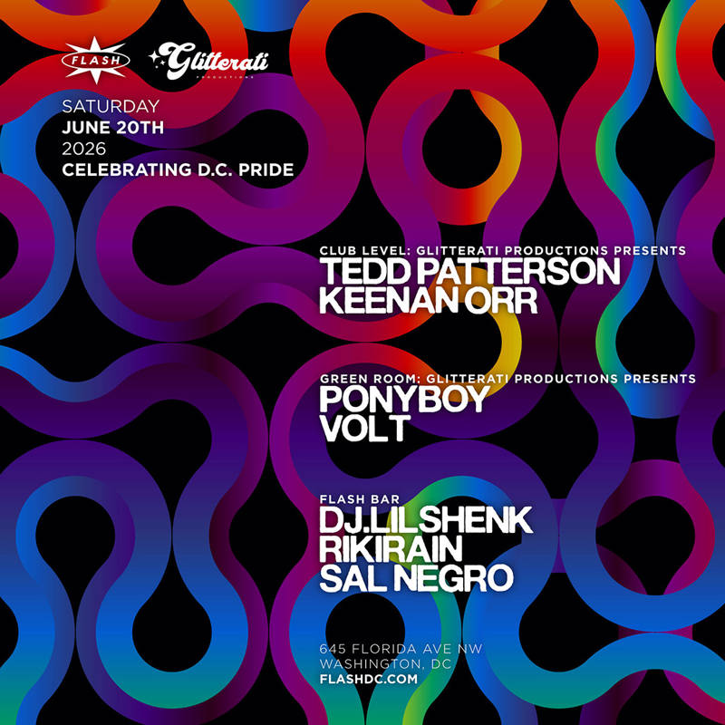 Glitterati Productions presents: Tedd Patterson - Ponyboy event flyer