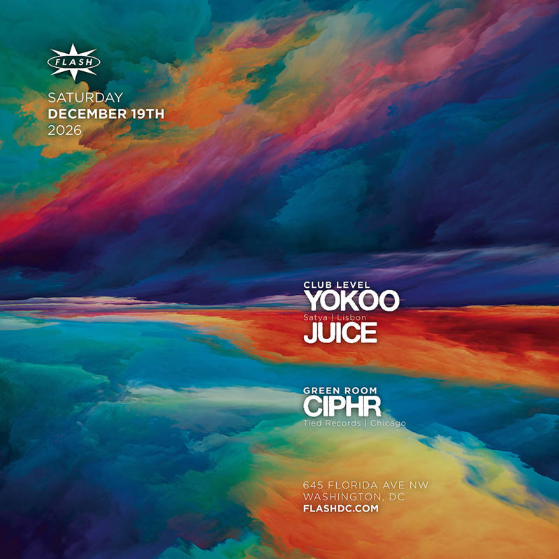 YokoO event flyer