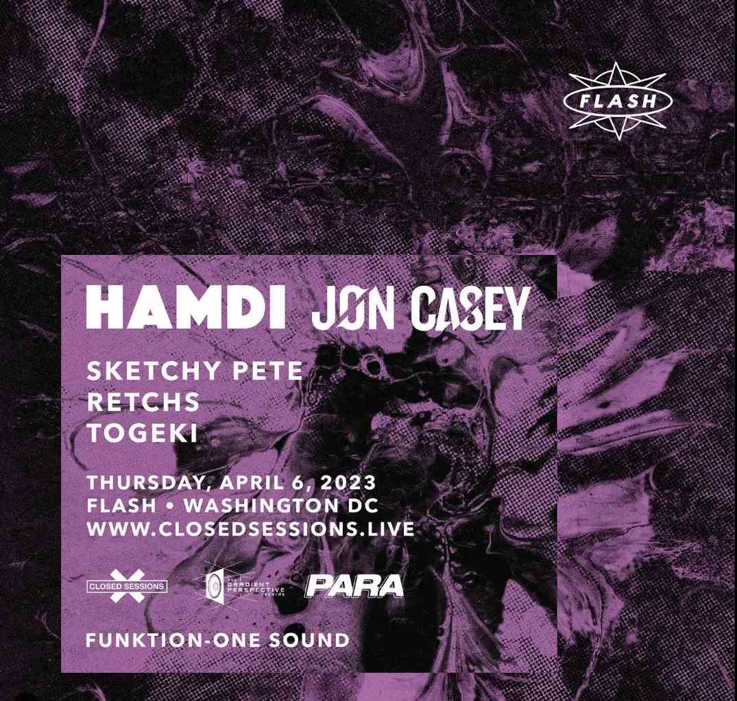 Event image for Hamdi & Jon Casey at Flash