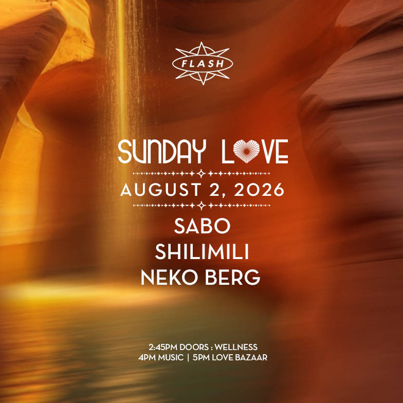 Sunday Love: Sabo - shilimili - Neko Berg event flyer