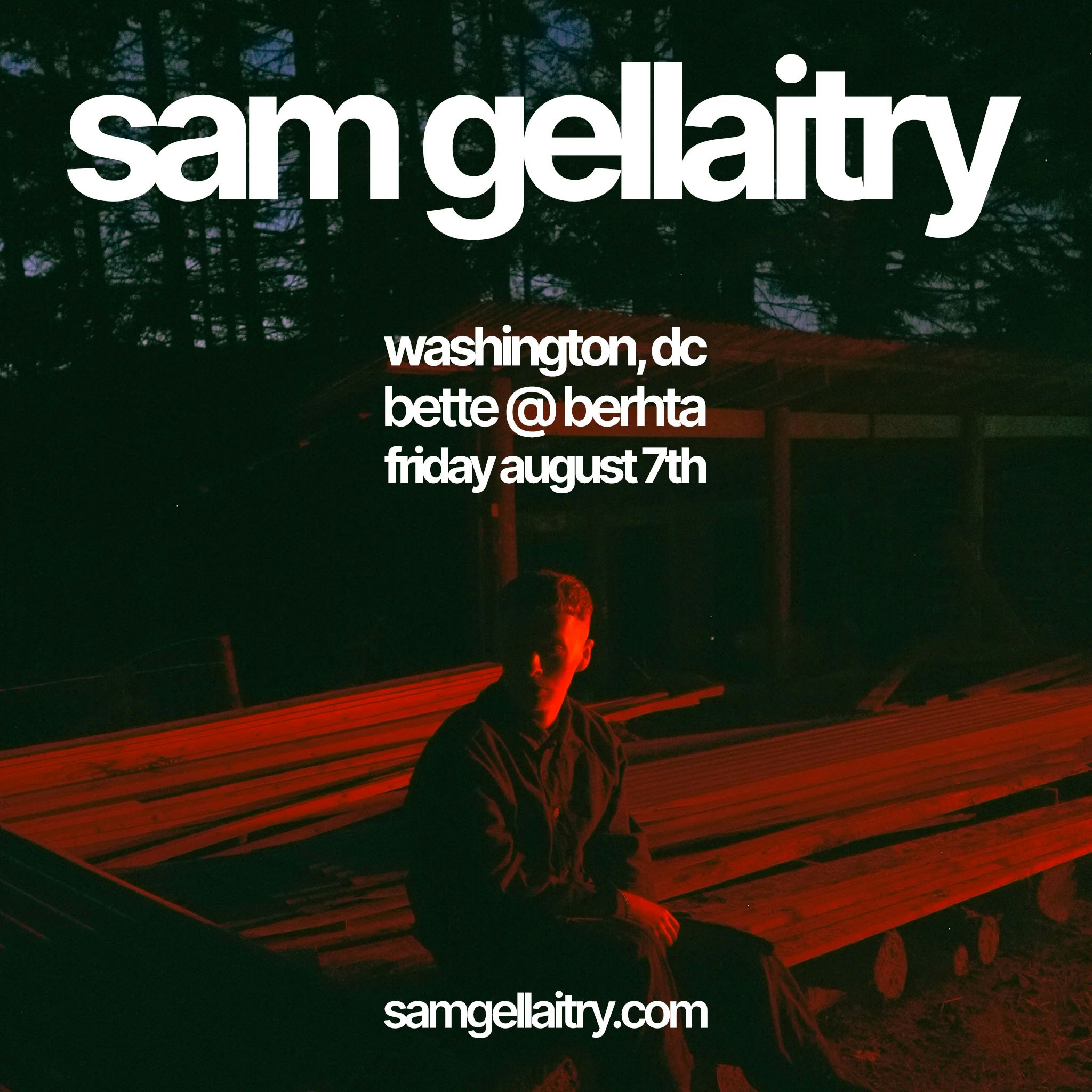 Sam Gellaitry (DJ Set) event flyer