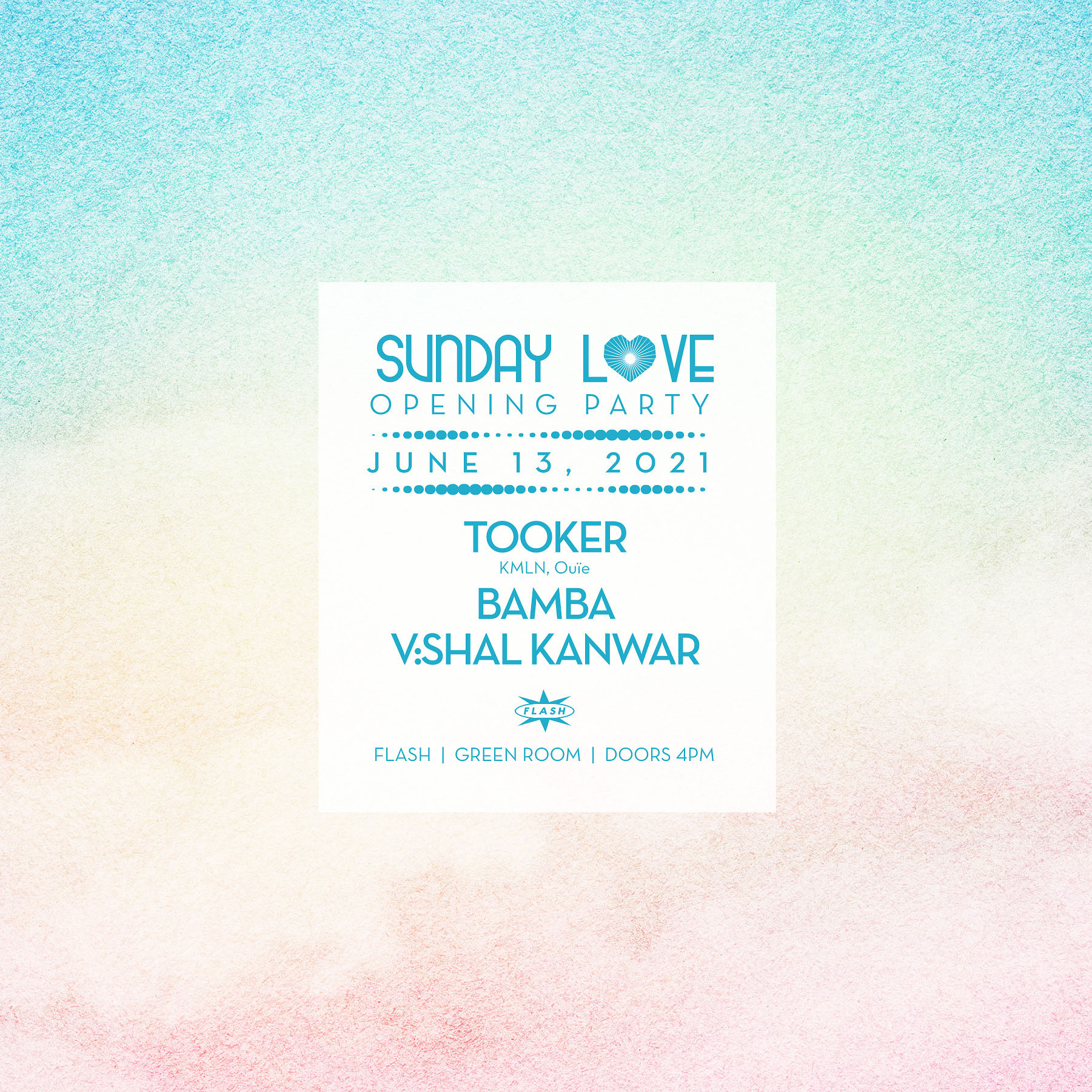 Event image for Sunday Love Season Opener