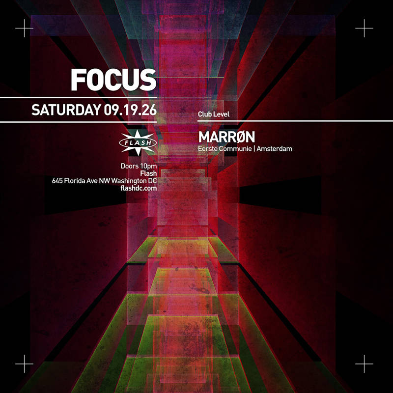 FOCUS: MARRØN event flyer