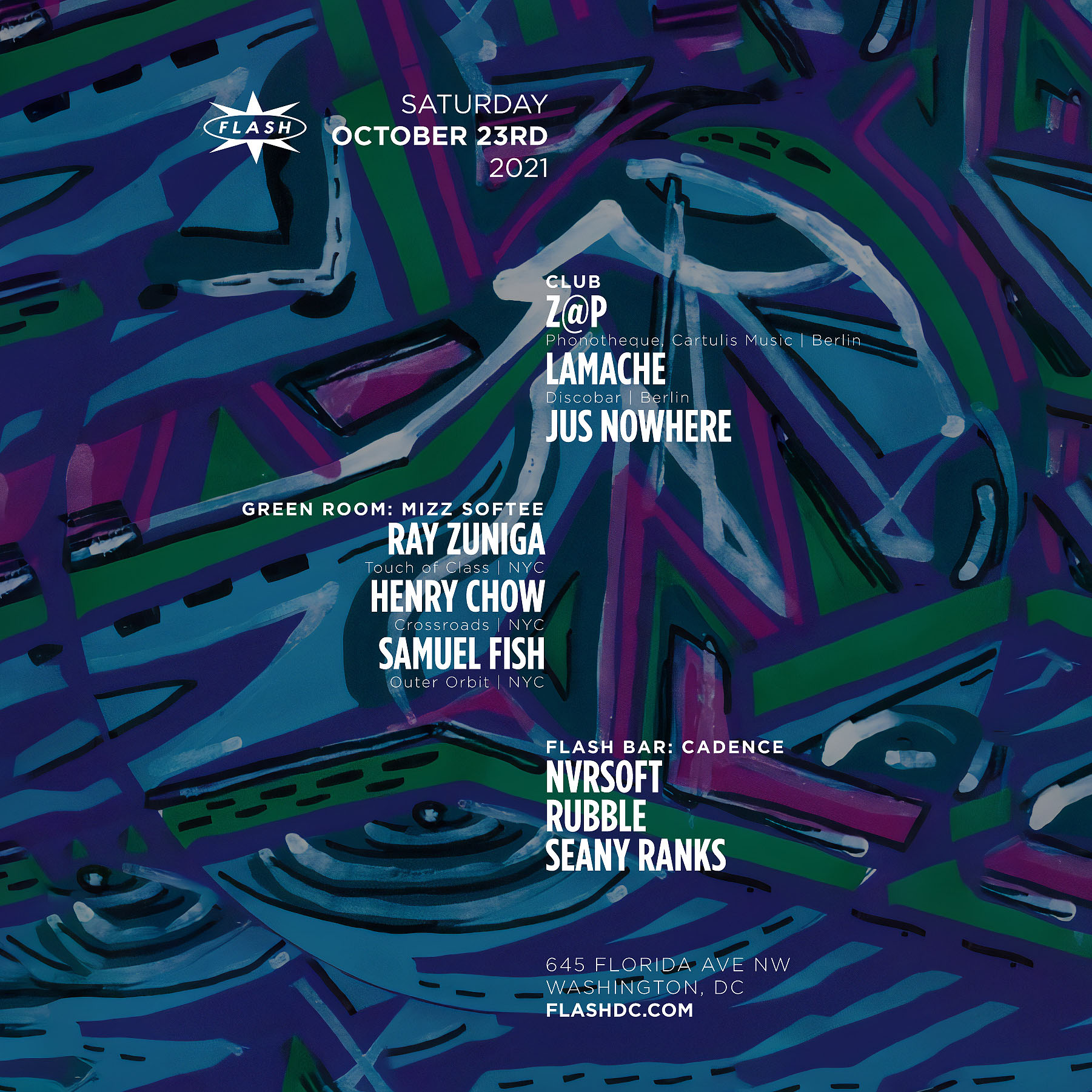 Event image for Z@p - Lamache - Henry Chow - Samuel Fish - Ray Zuniga
