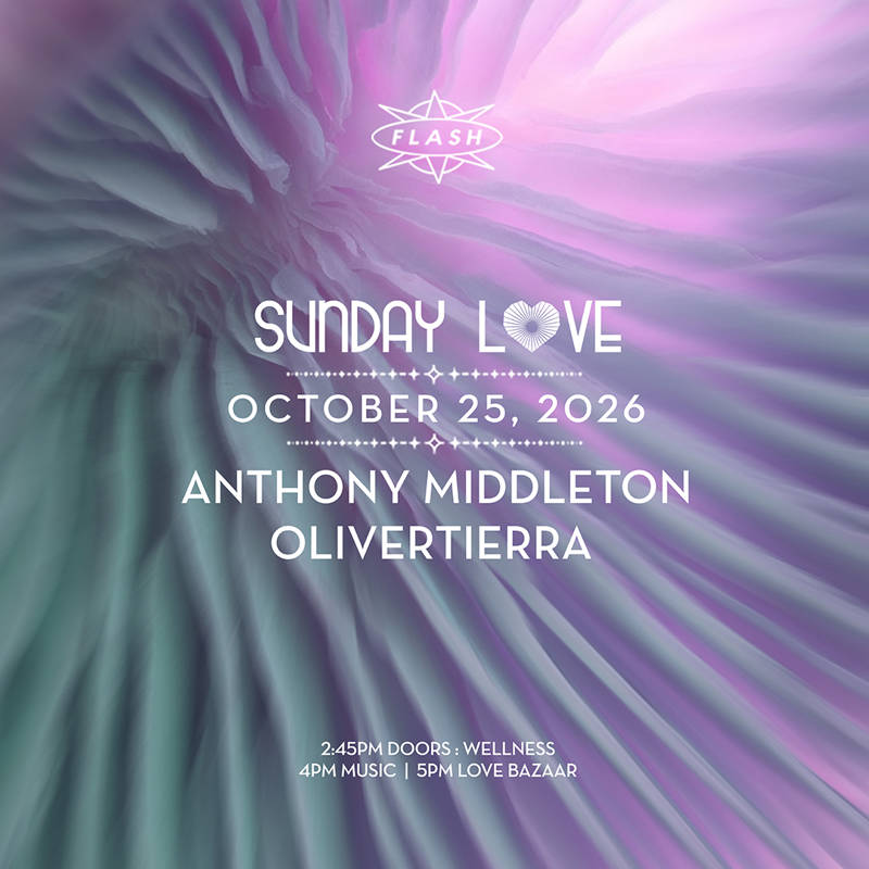 Sunday Love: Anthony Middleton - OliverTierra event flyer
