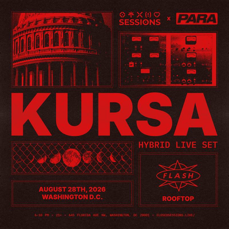Para & Sessions Present: Kursa event flyer