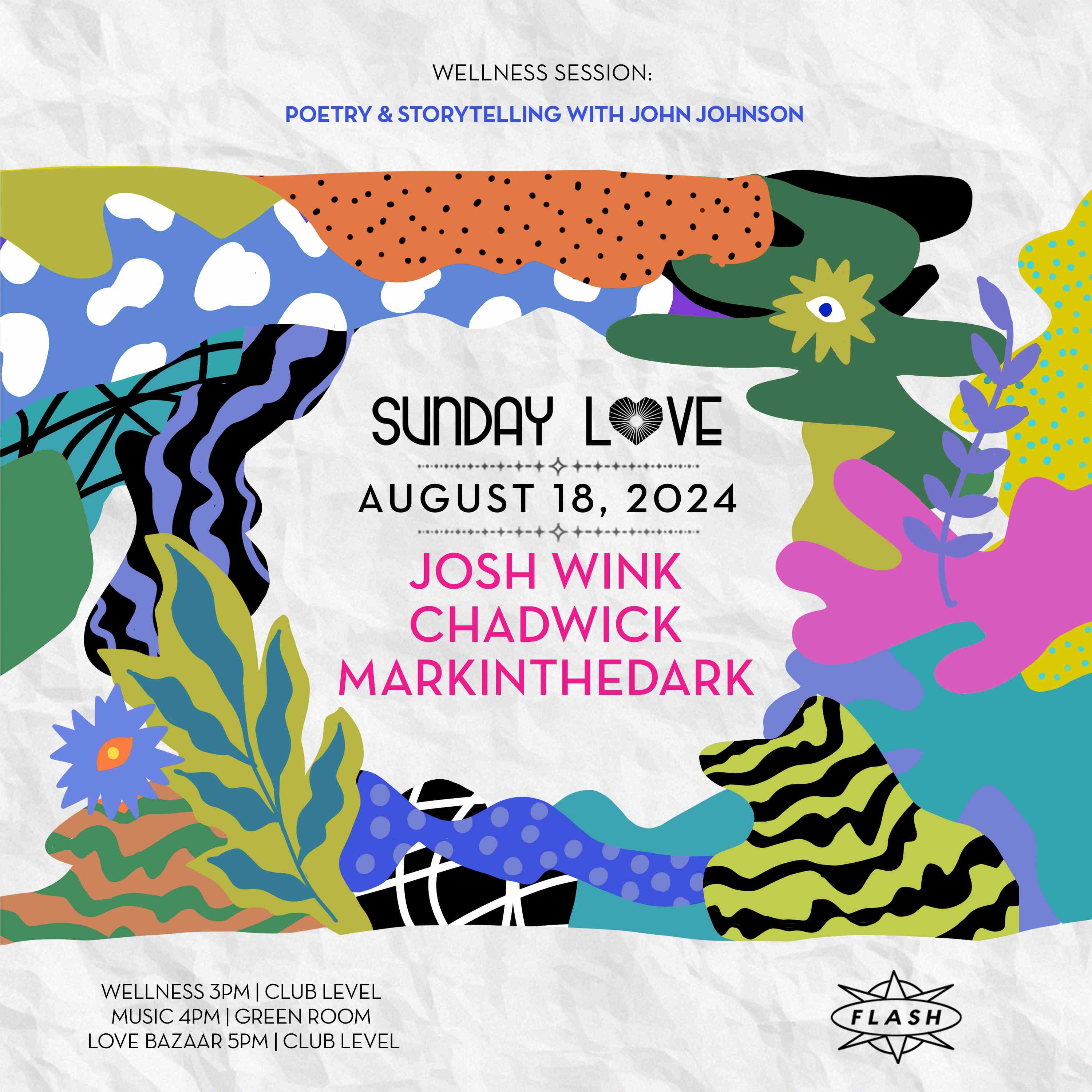 Event image for Sunday Love: Josh Wink - Chadwick - markintheDark