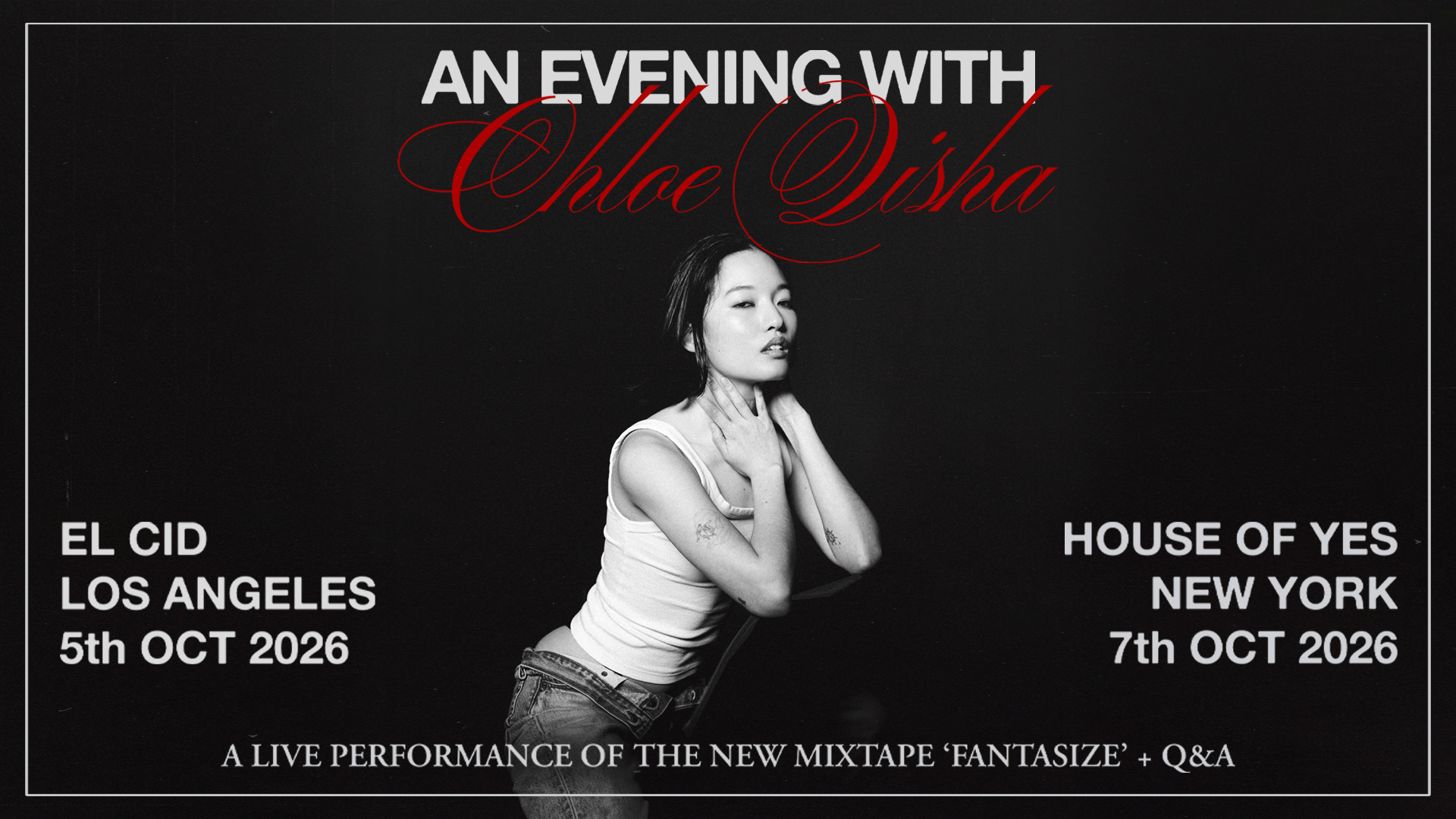 An Evening with Chloe Qisha