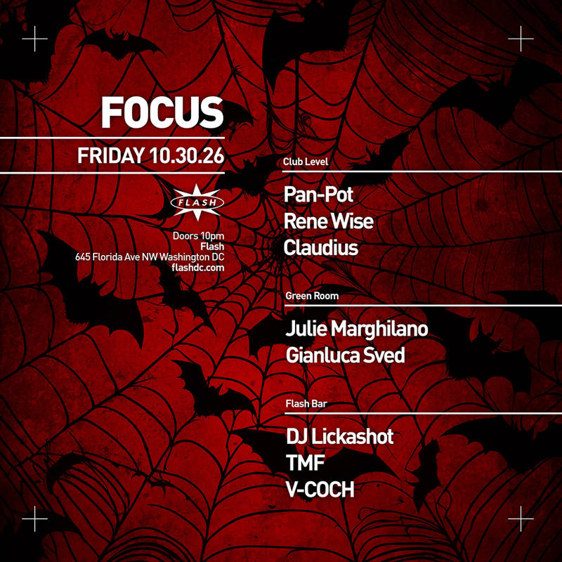 FOCUS: Pan-Pot - Rene Wise event flyer