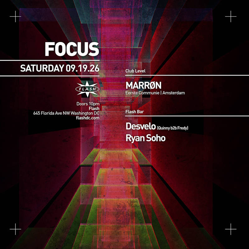 FOCUS: MARRØN event flyer