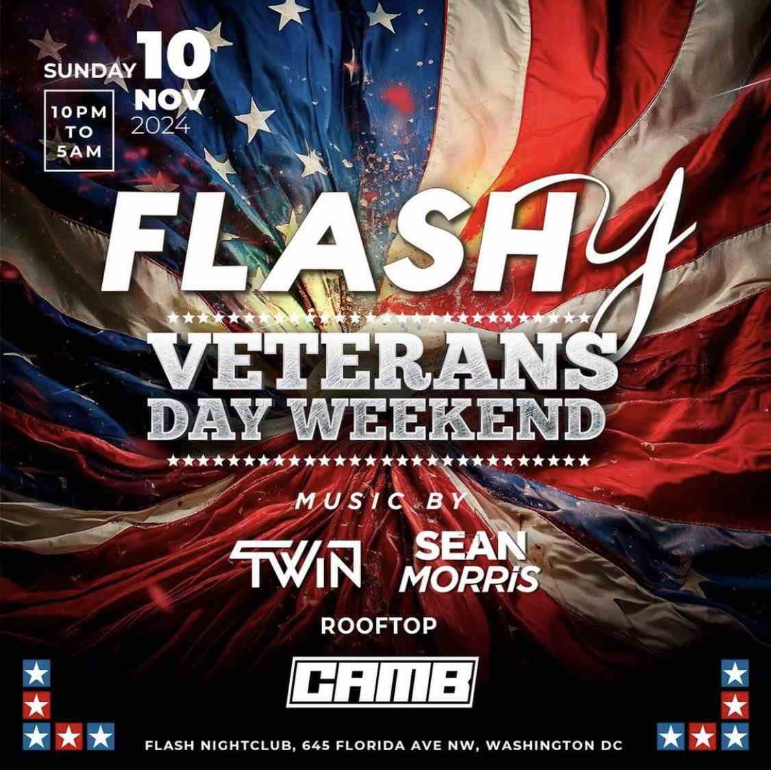 Event image for Flashy Veterans Day Weekend!