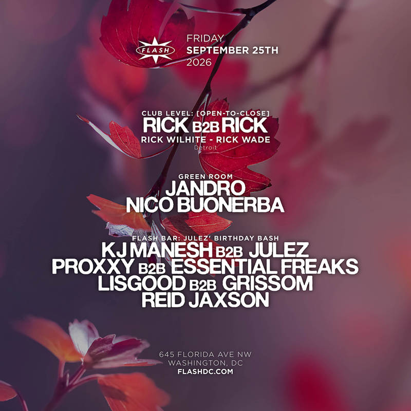 Rick B2B Rick [open-to-close] event flyer