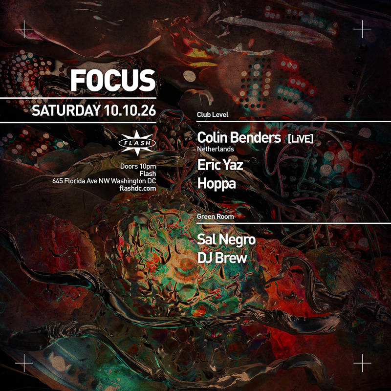 FOCUS: Colin Benders [LiVE] event flyer