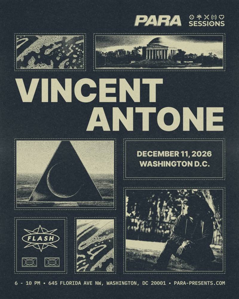 Para & Sessions Present: Vincent Antone event flyer