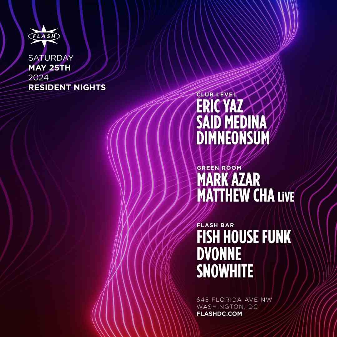 Event image for Resident Nights: Eric Yaz - Said Medina - dimneonsum