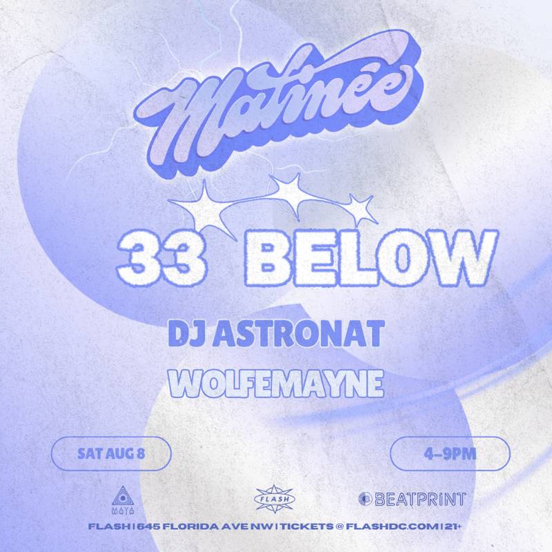 Matinée Presents: 33 Below event flyer