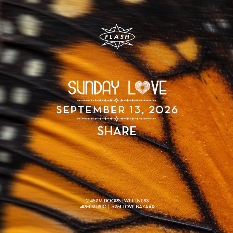 Sunday Love: SHARE event flyer