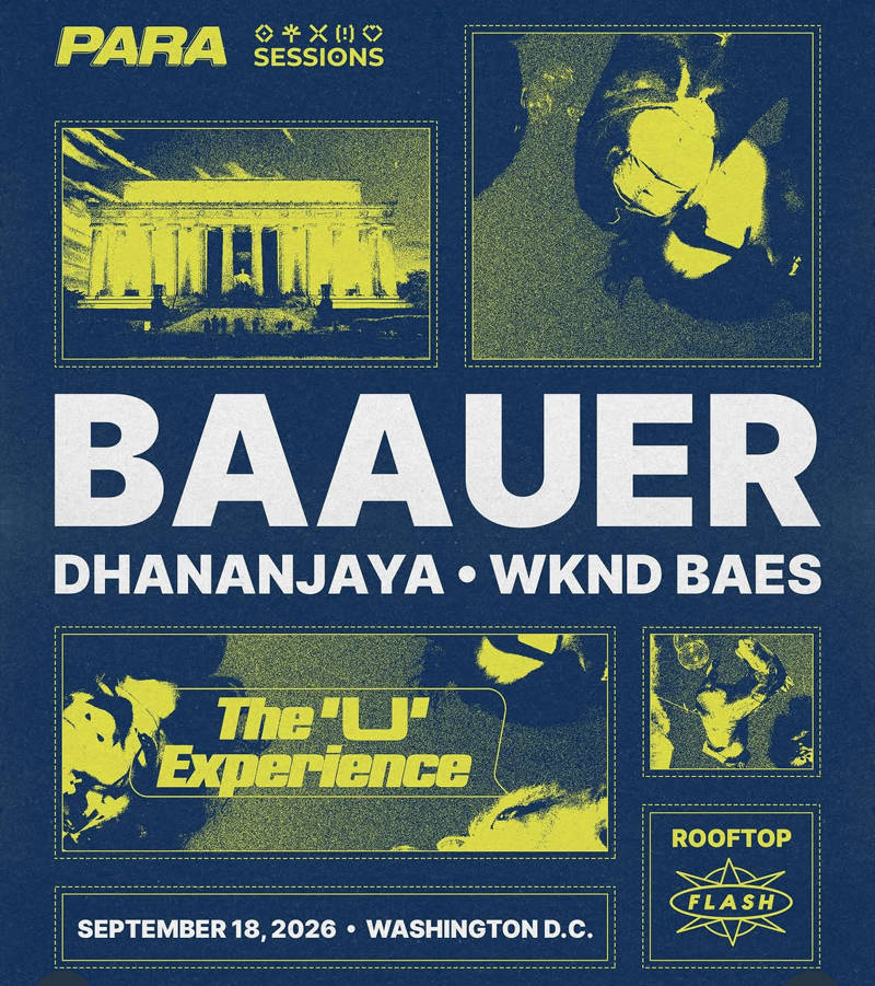 Para & Sessions Present: Baauer event flyer