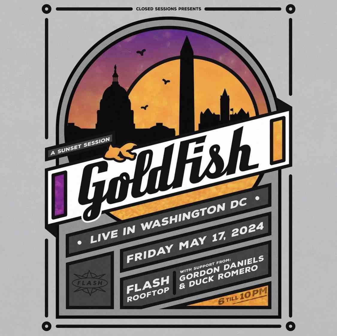 Event image for A Sunset Session with Goldfish @ Flash Rooftop from 6-10pm