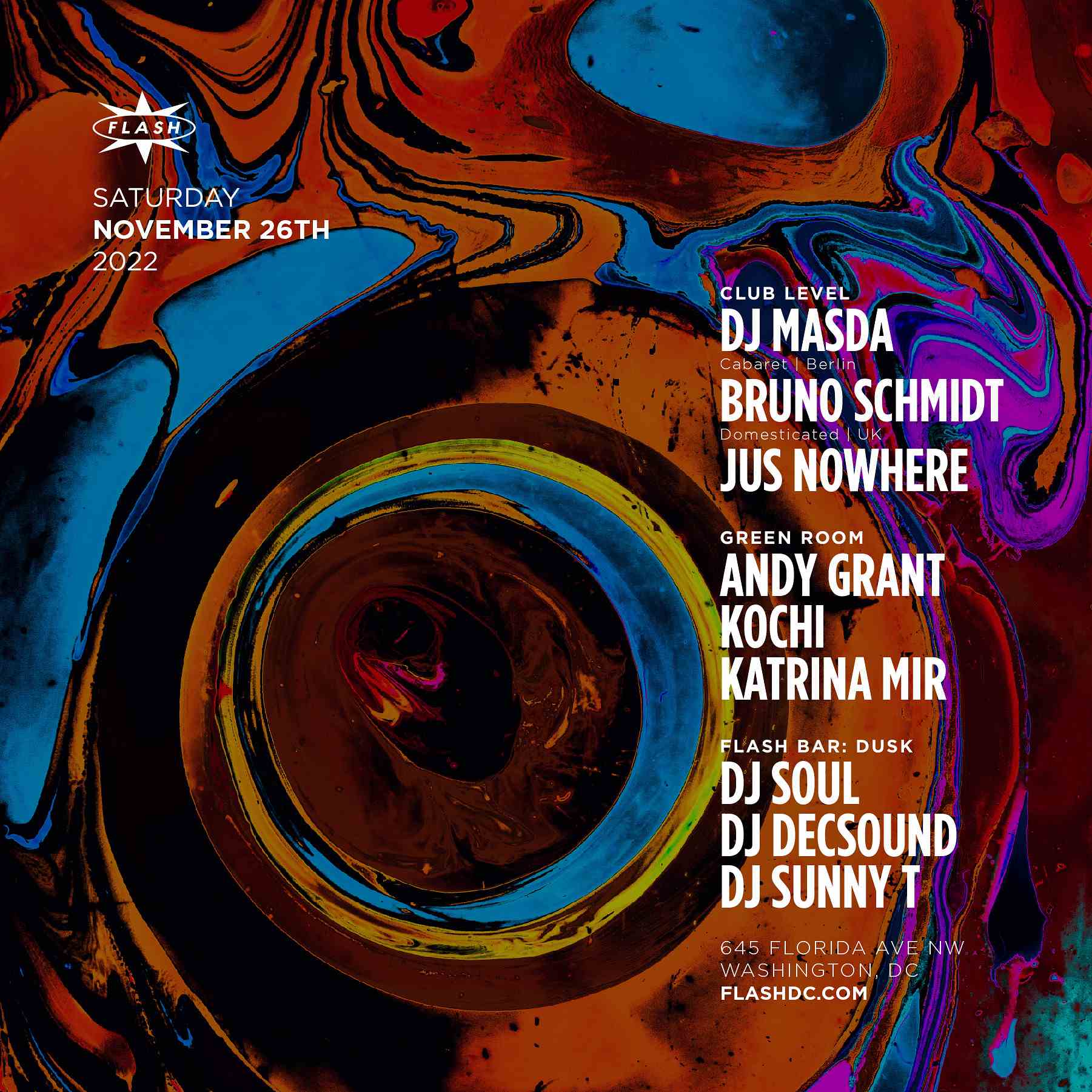 Event image for DJ Masda - Bruno Schmidt - Jus Nowhere - Andy Grant - Kochi - Katrina Mir