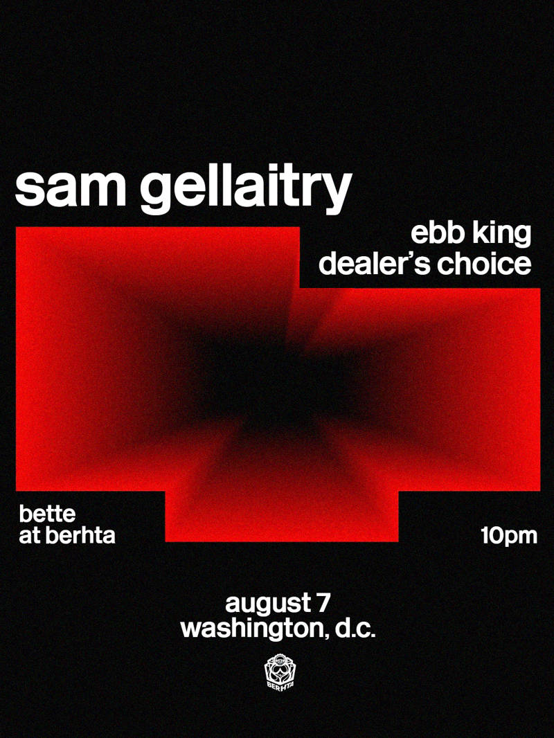 Sam Gellaitry [DJ Set] event flyer