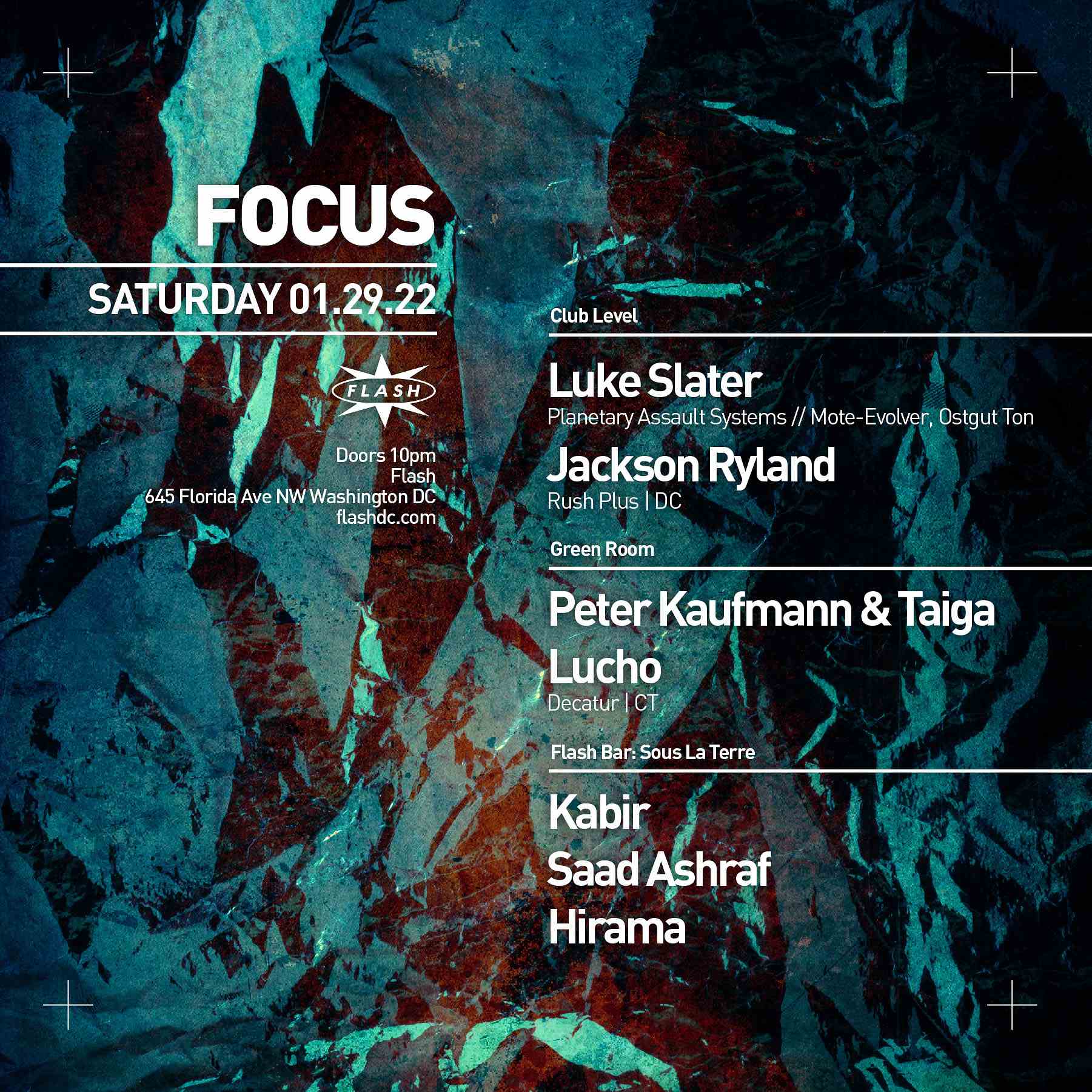 Event image for FOCUS: Luke Slater - Jackson Ryland