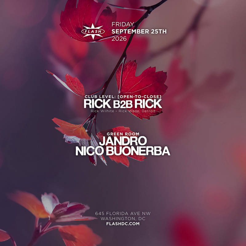 Rick B2B Rick [open-to-close] event flyer