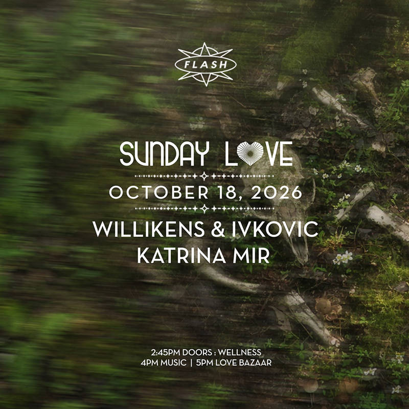 Sunday Love: Willikens & Ivkovic - Katrina Mir event flyer