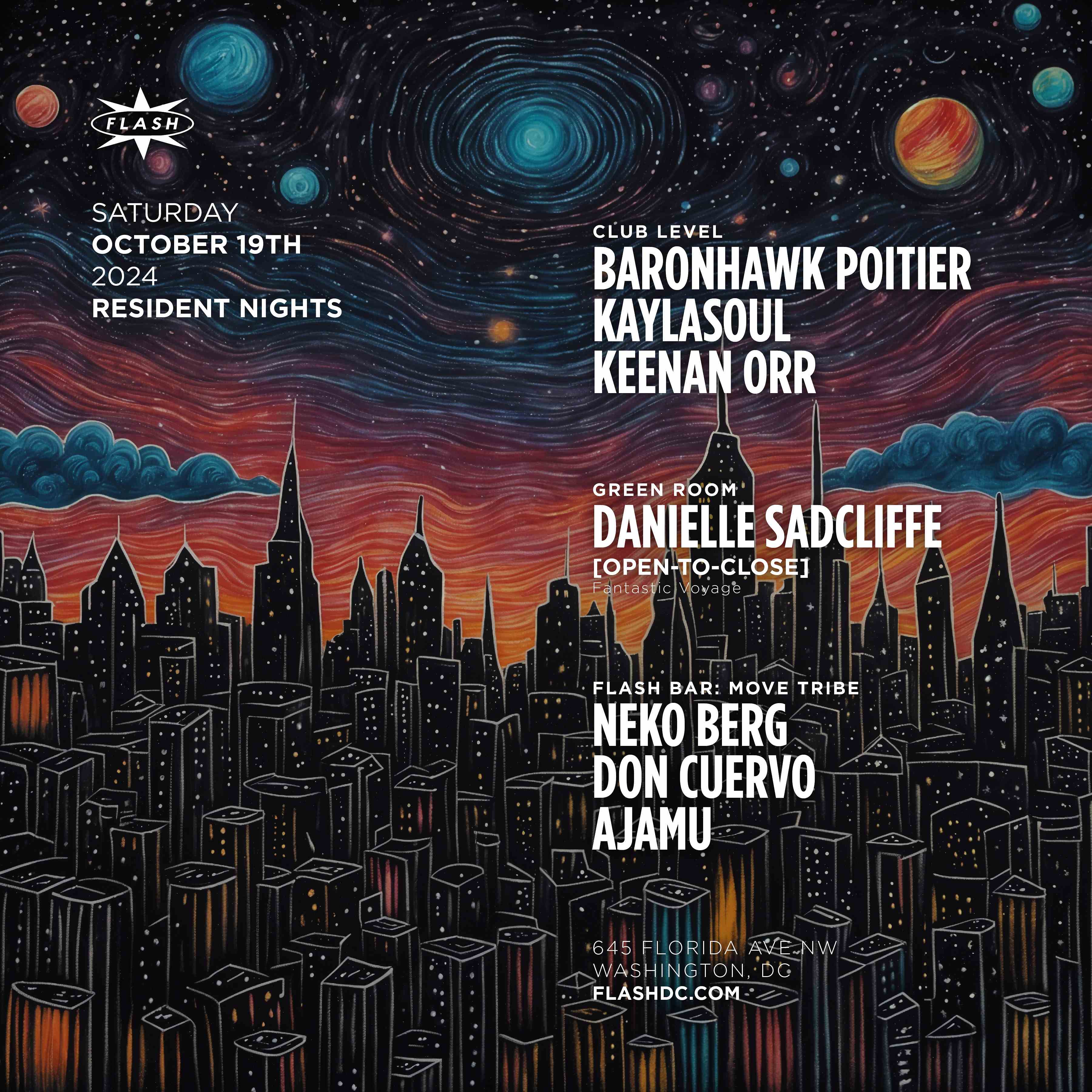 Event image for Resident Nights: Baronhawk Poitier - KayLaSoul - Keenan Orr