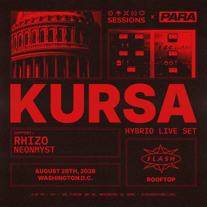 Para & Sessions Present: Kursa event flyer
