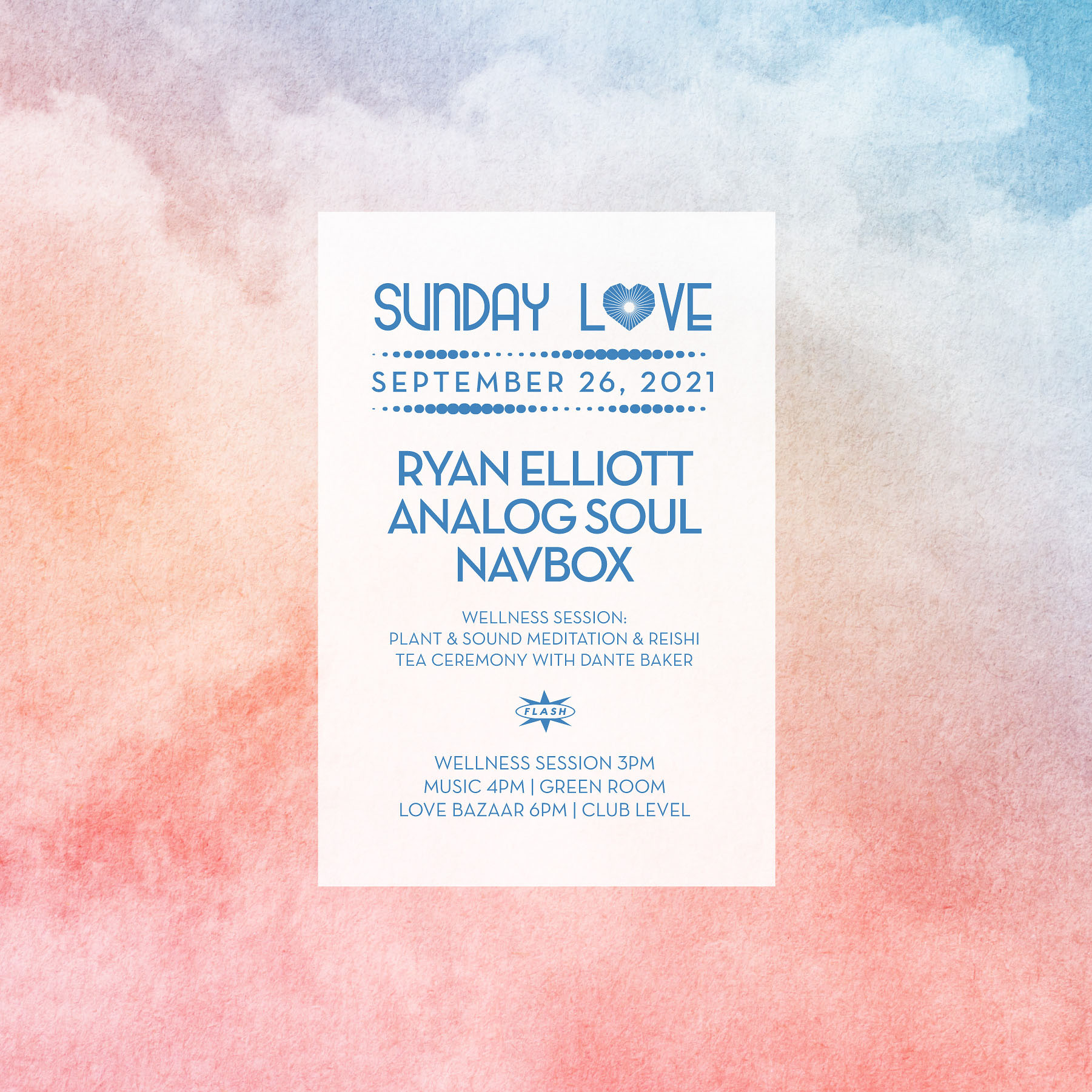 Event image for Sunday Love: Ryan Elliott - Analog Soul - Navbox