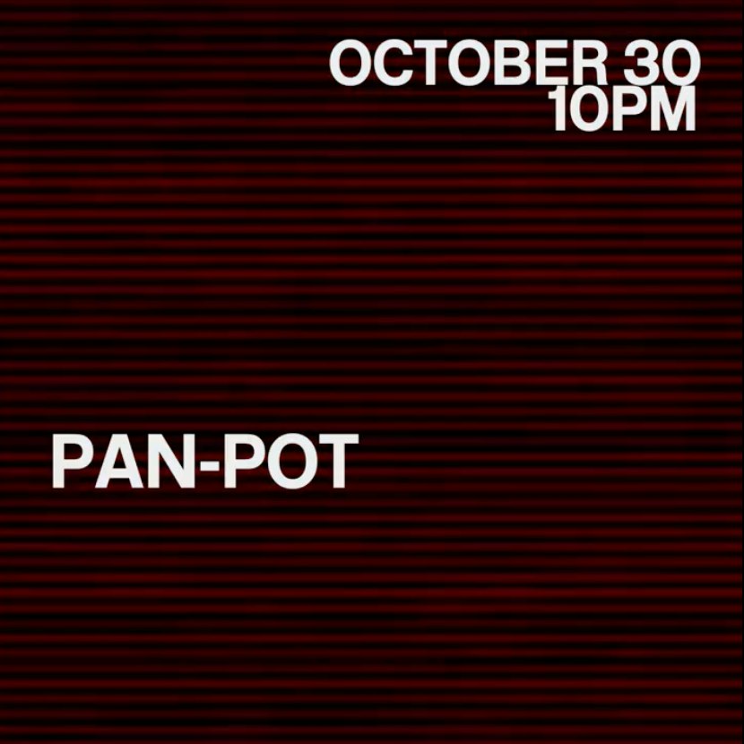 Pan-Pot event flyer