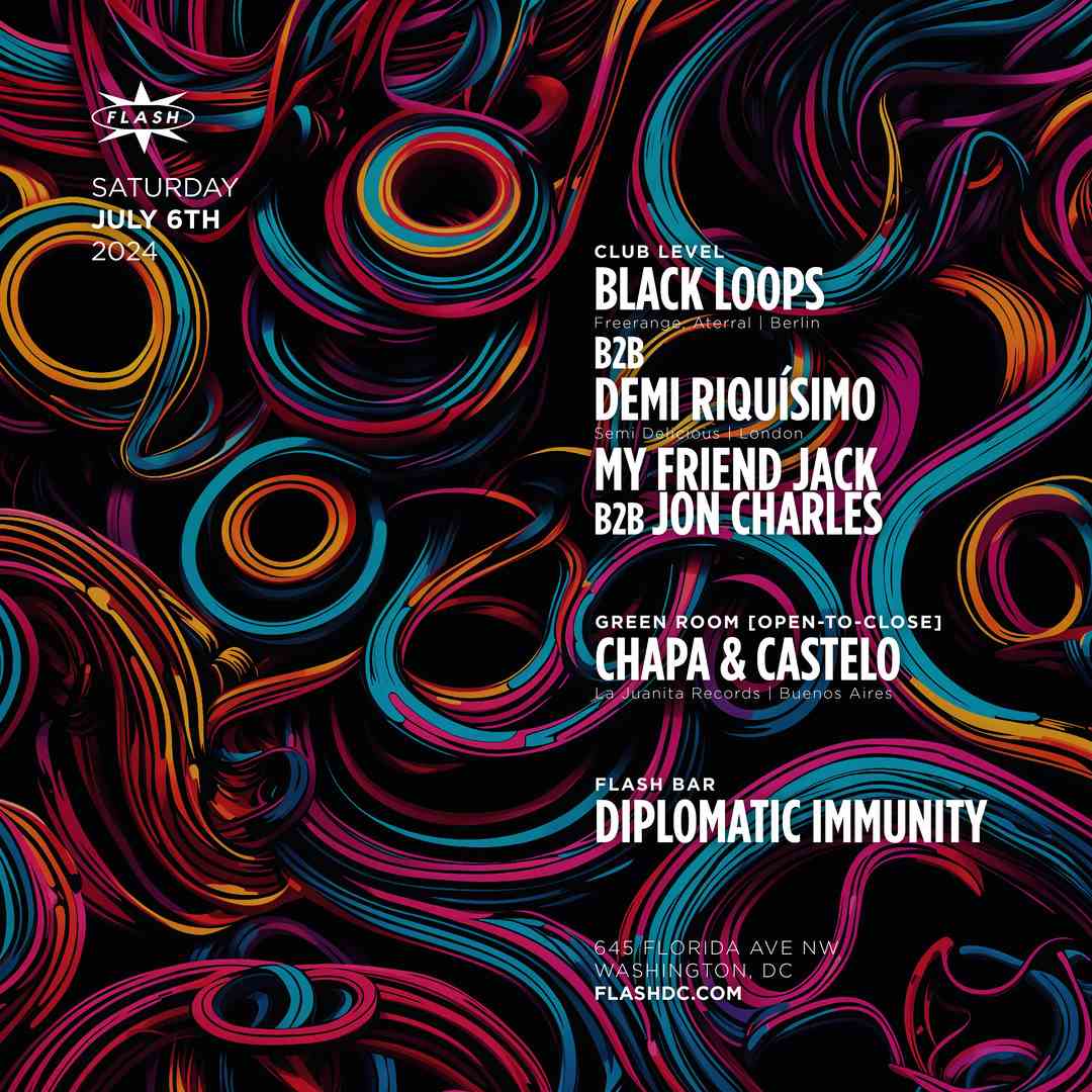 Event image for Black Loops b2b Demi Riquísimo