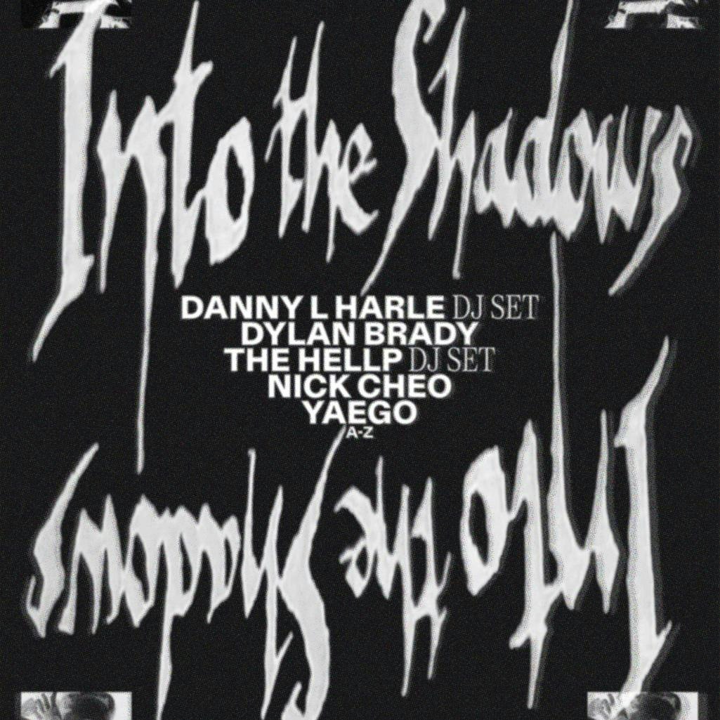 INTO THE SHADOWS event flyer